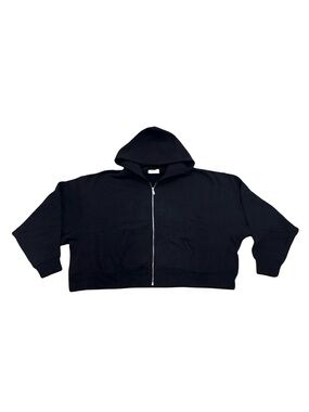 Tribe Kelley Women’s Black Zip Hoodie “Everything Is the Teacher” Graphic NWOT